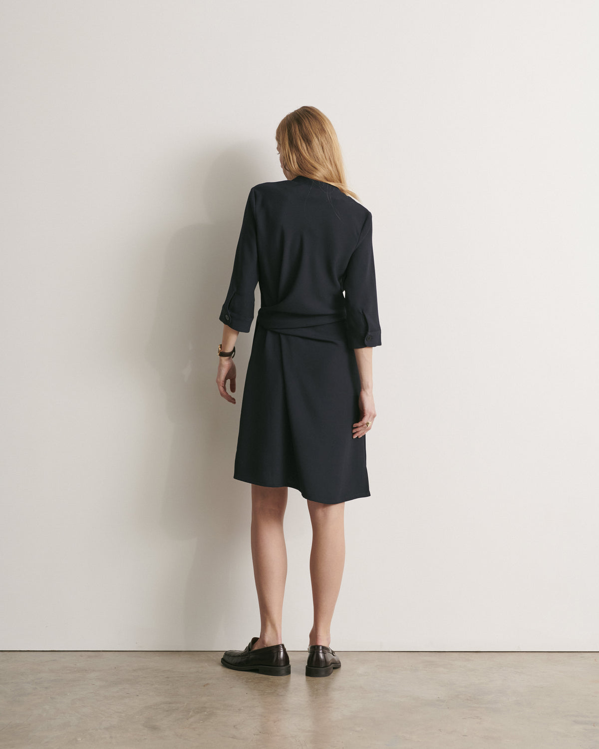 Robe courte drapée RESPLENDISSANTE/11137/317