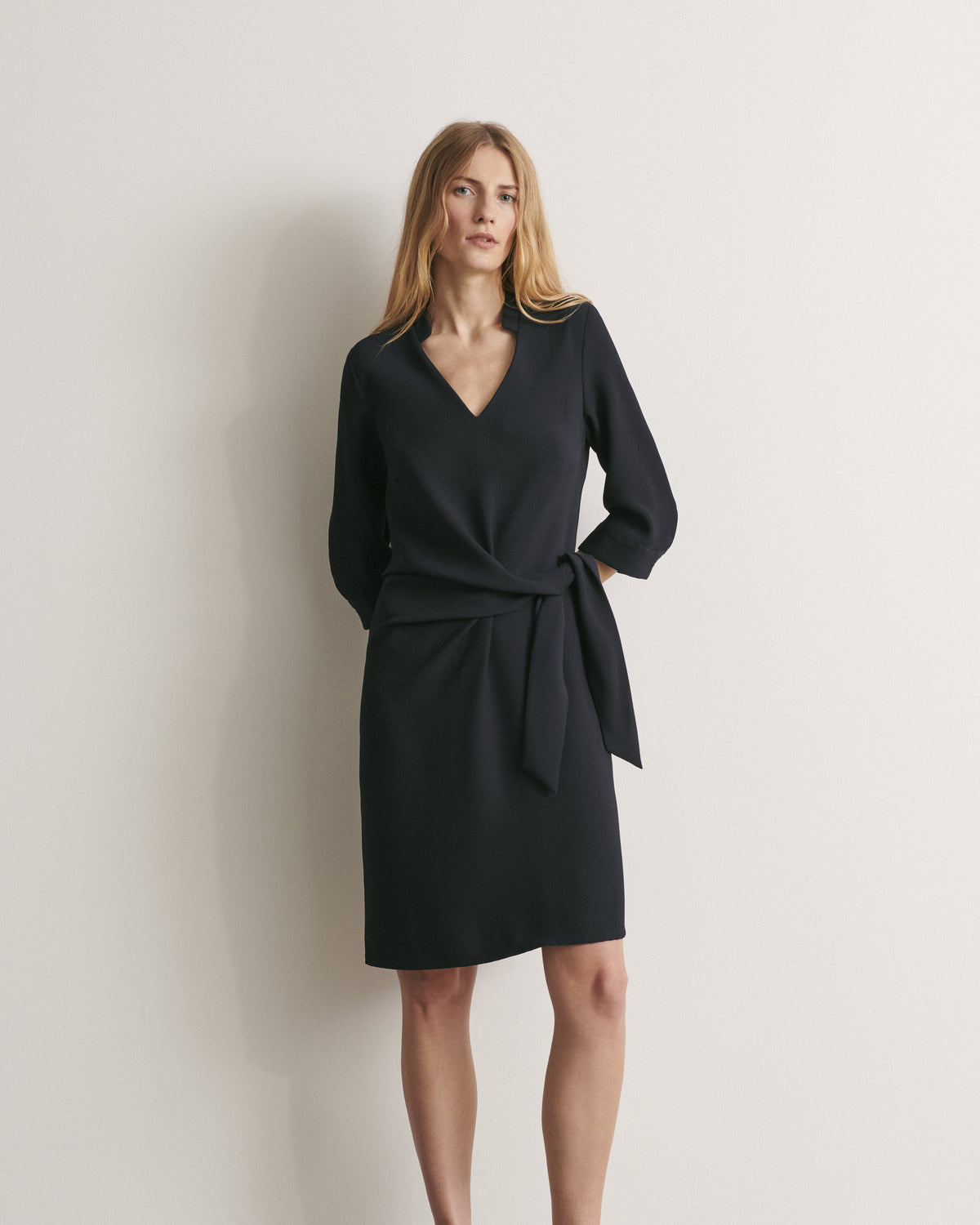 Robe courte drapée RESPLENDISSANTE/11137/317