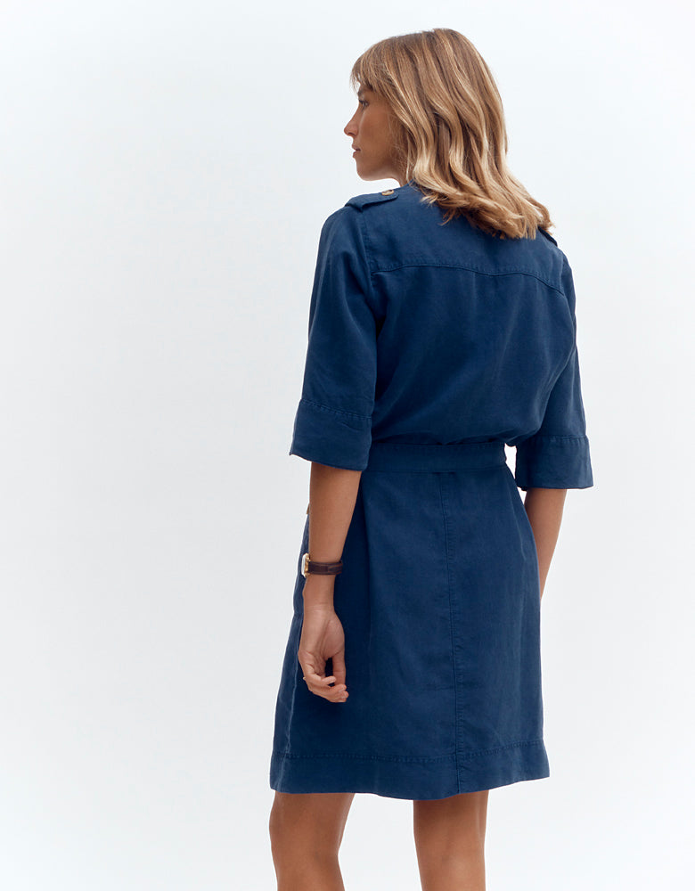 Vestido corto camisero RIVIO/87255/306