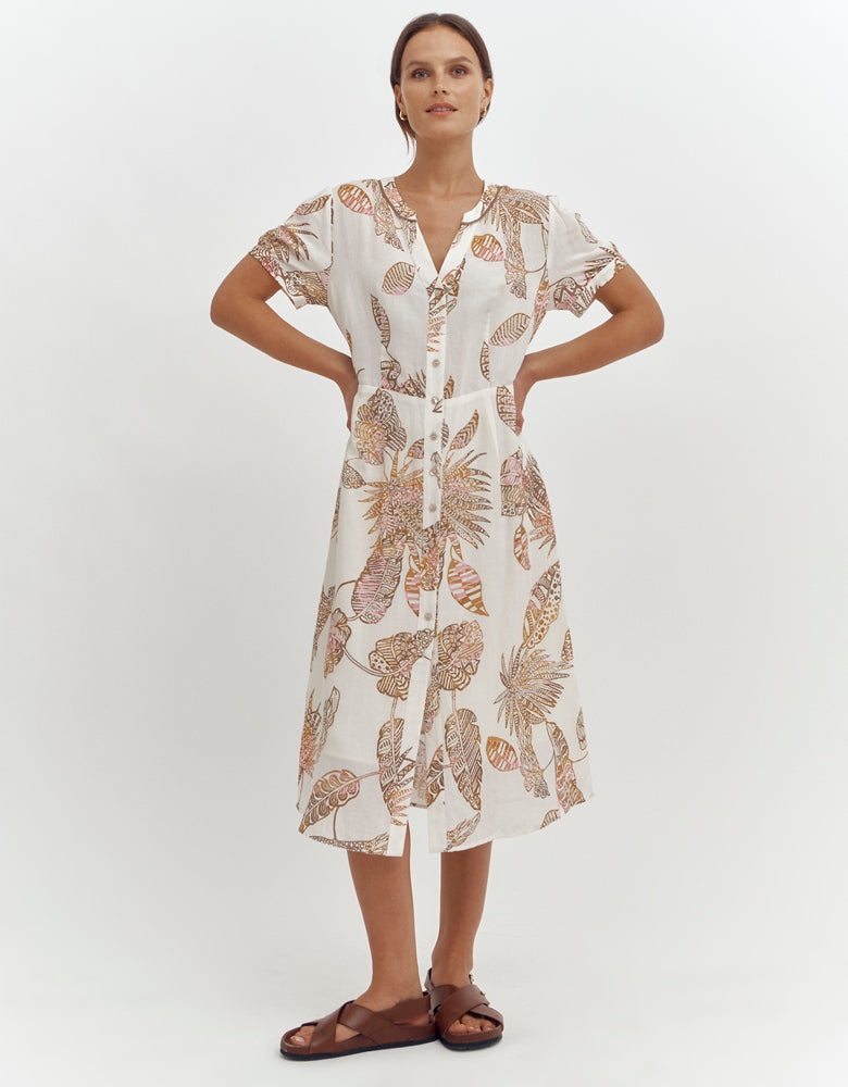 Robe longue imprimée RIZLENE/87236/555
