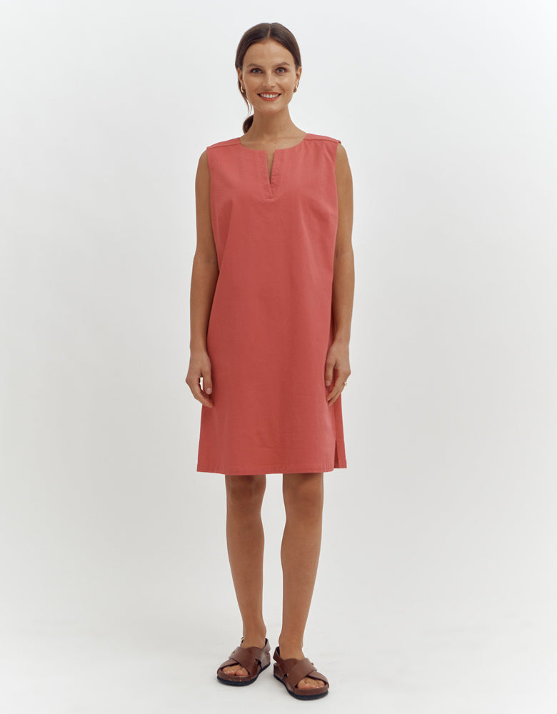 Robe courte sans manches ROCHER-BIS/87249/393