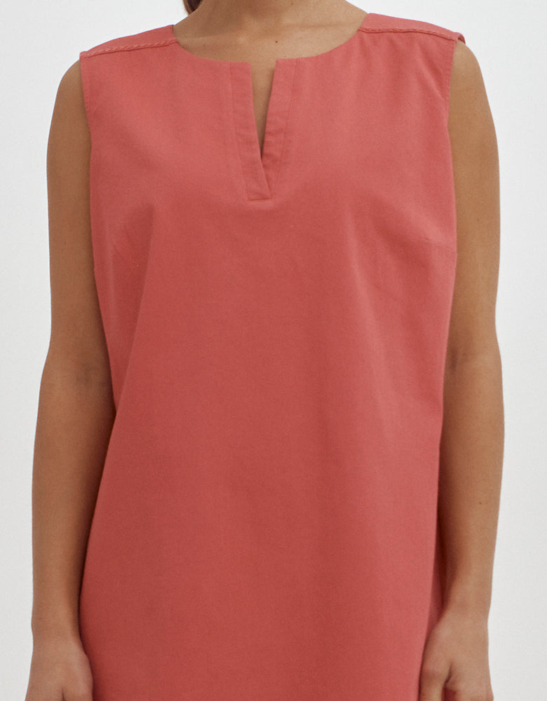 Robe courte sans manches ROCHER-BIS/87249/393