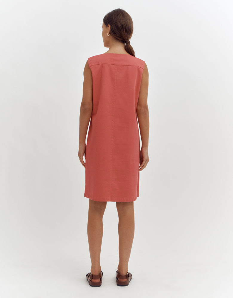 Robe courte sans manches ROCHER-BIS/87249/393