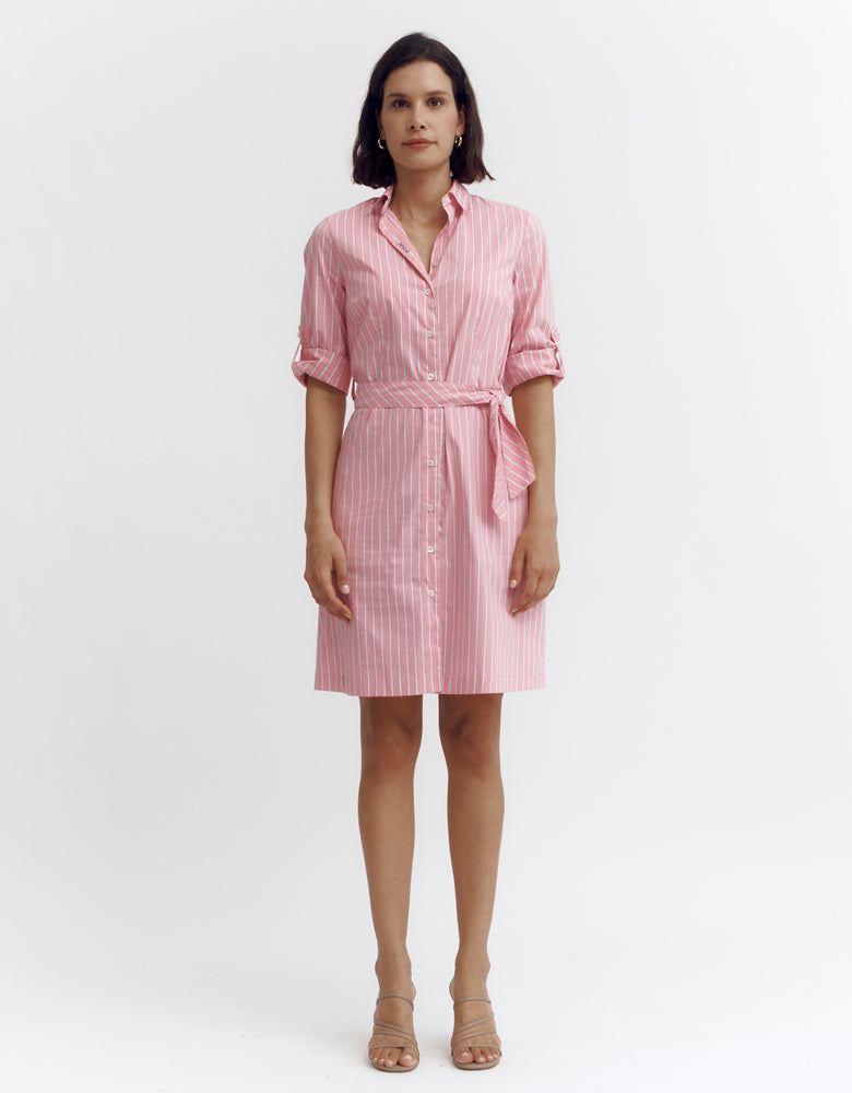 Robe courte chemisier ROSE/87253/650
