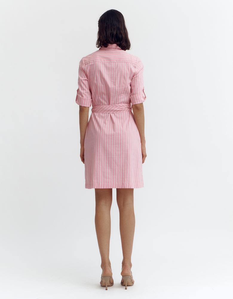 Robe courte chemisier ROSE/87253/650
