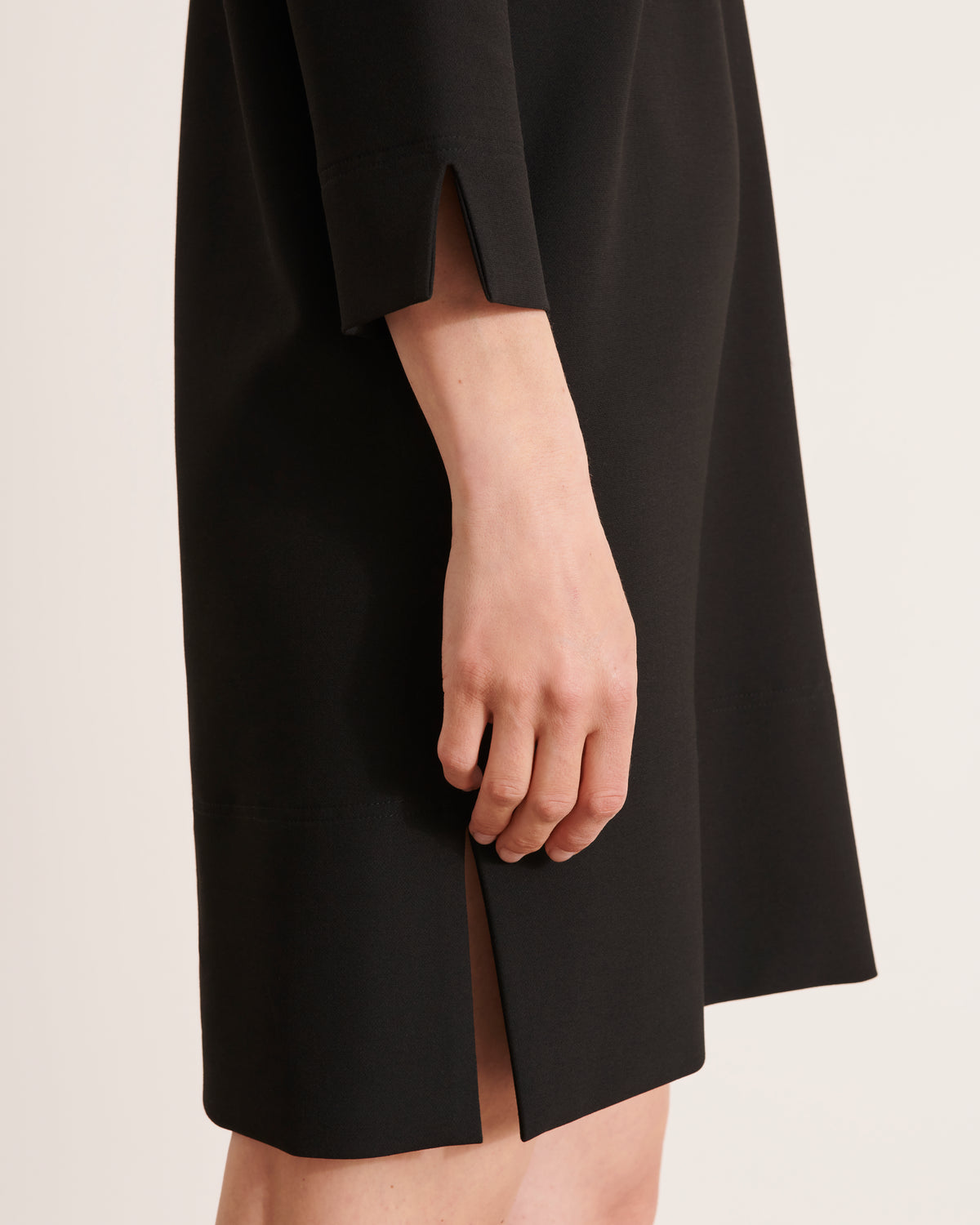 Robe courte droite stretch ROUGETTE12/12085/500
