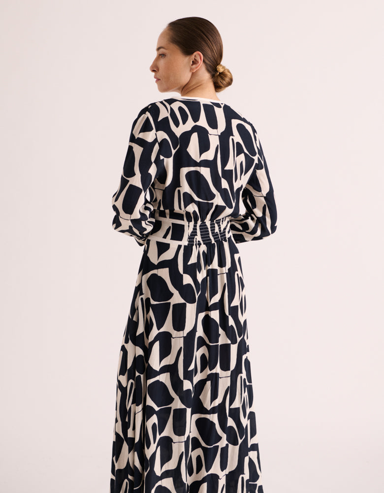 Robe longue imprimée RUBENS/88173/670