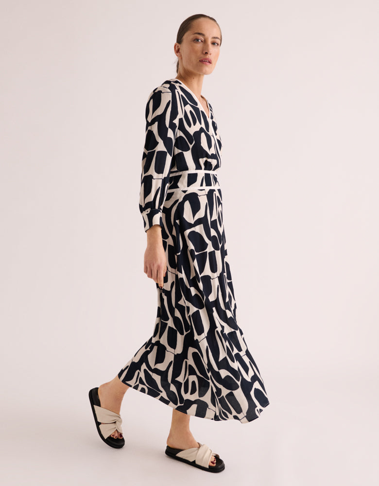 Robe longue imprimée RUBENS/88173/670