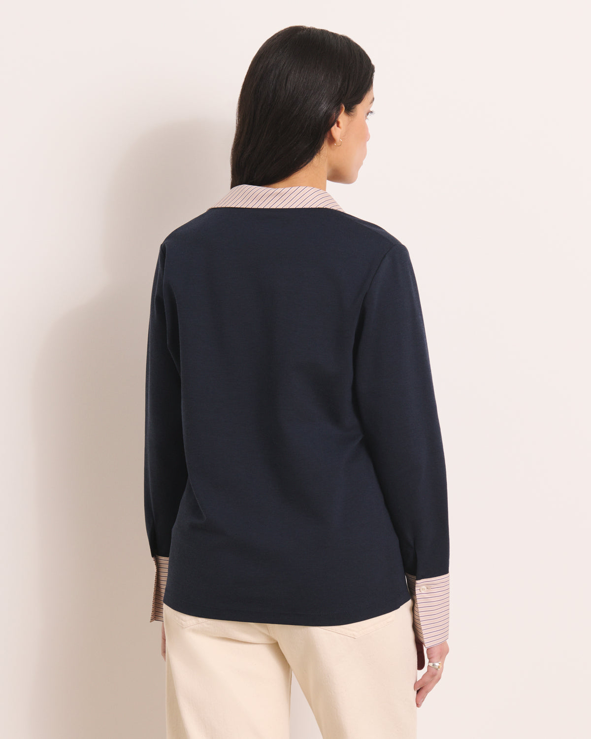 Polo bleu marine TANGARA13/13150/635