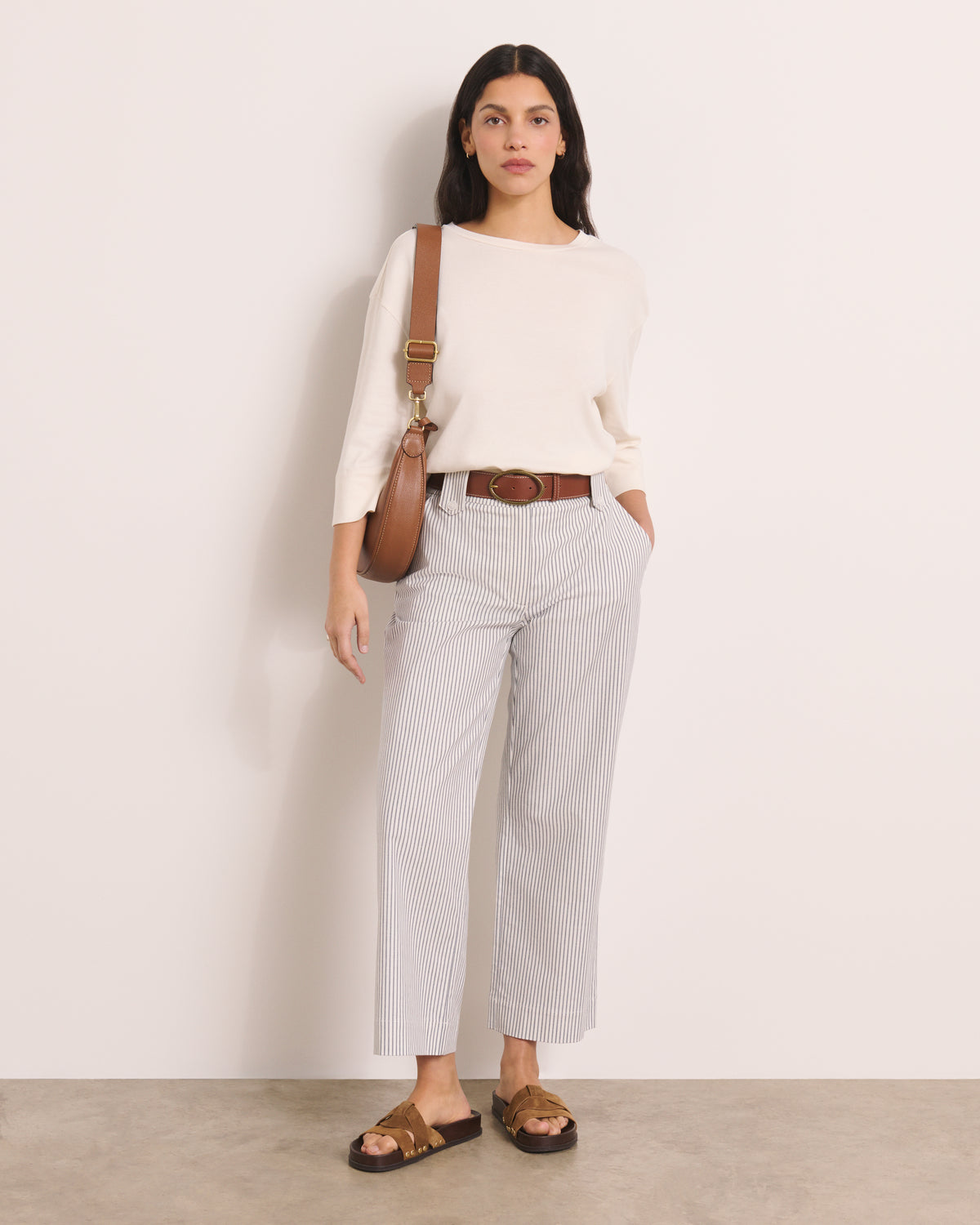 Tee-shirt blanc large THALIE/13163/003