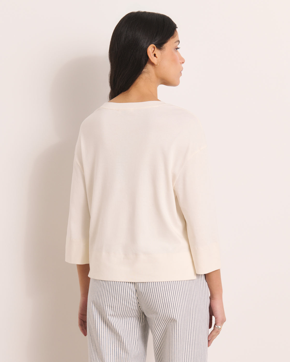 Tee-shirt blanc large THALIE/13163/003