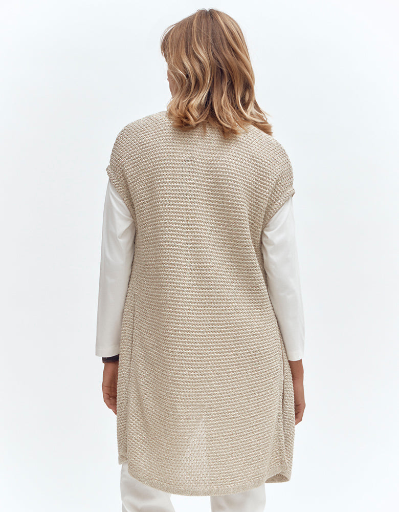 Veste maille point de riz irisée VALDINIS/87020/932