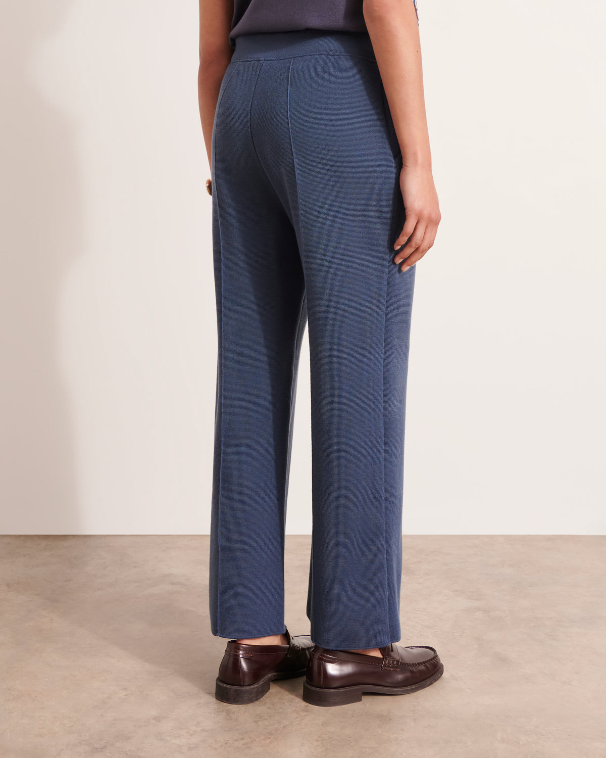 Pantalón recto de punto Milano YUCCA/12004/882