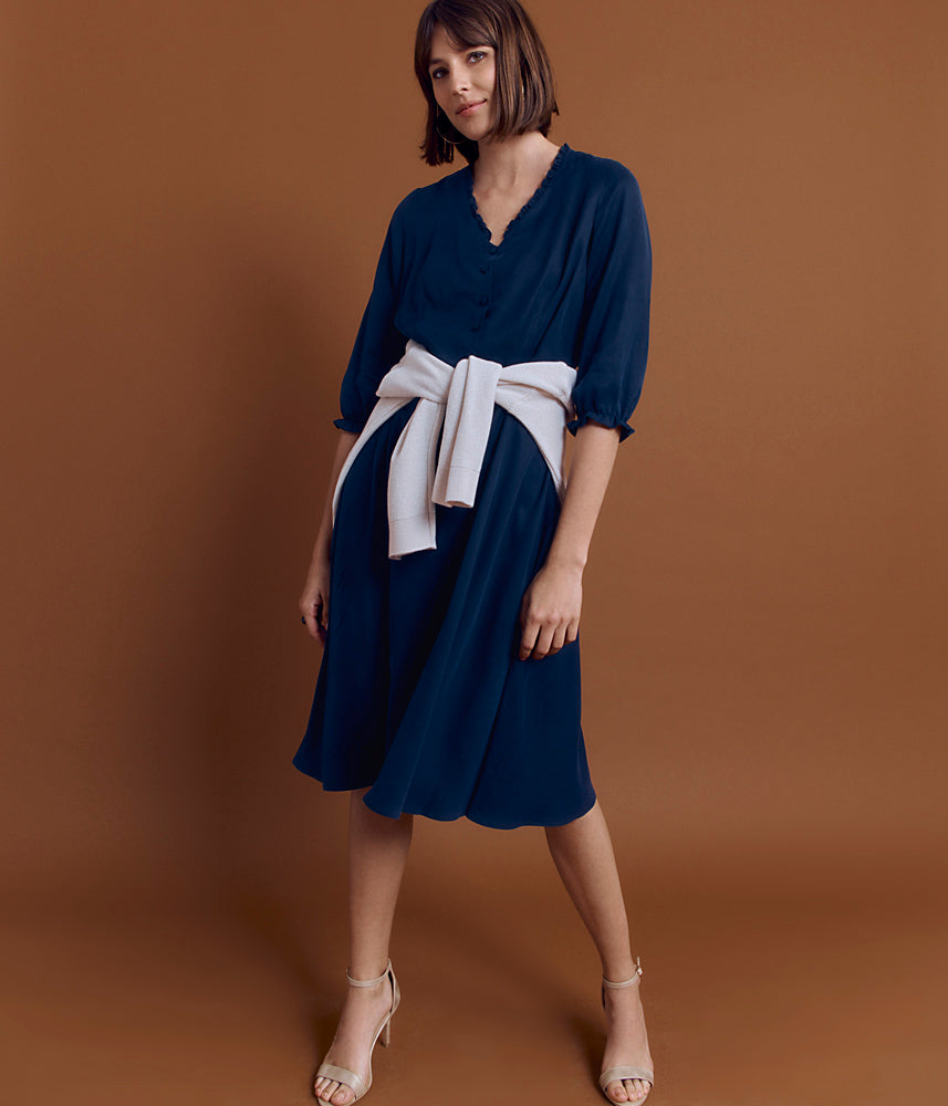 Robe longue fluide RIMINETTE/84184/312