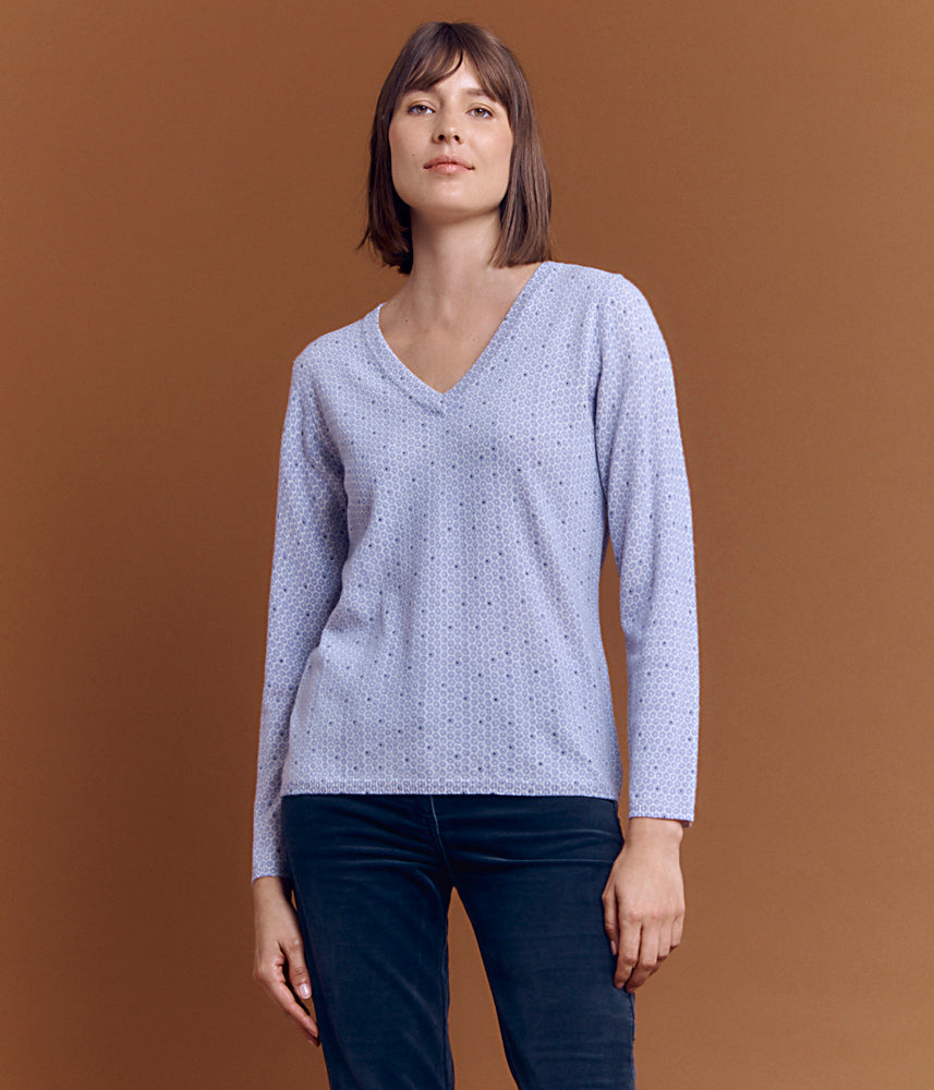 Jersey de punto de lana y cachemira ALVEOLE/84142/891